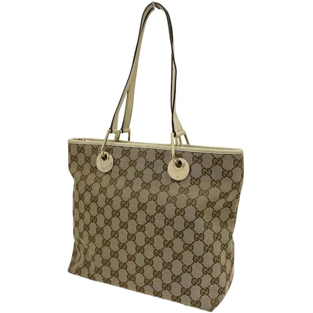 Gucci GG Canvas Shoulder Bag Shoulder Bag Beige Cream